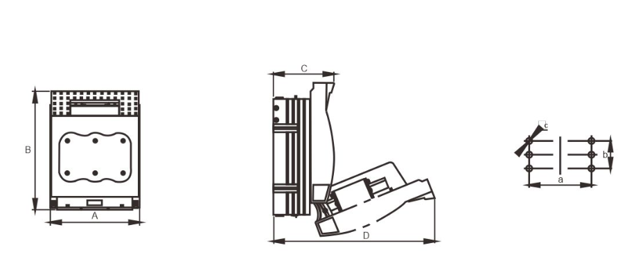 Dimensões - Seccionadora HR17